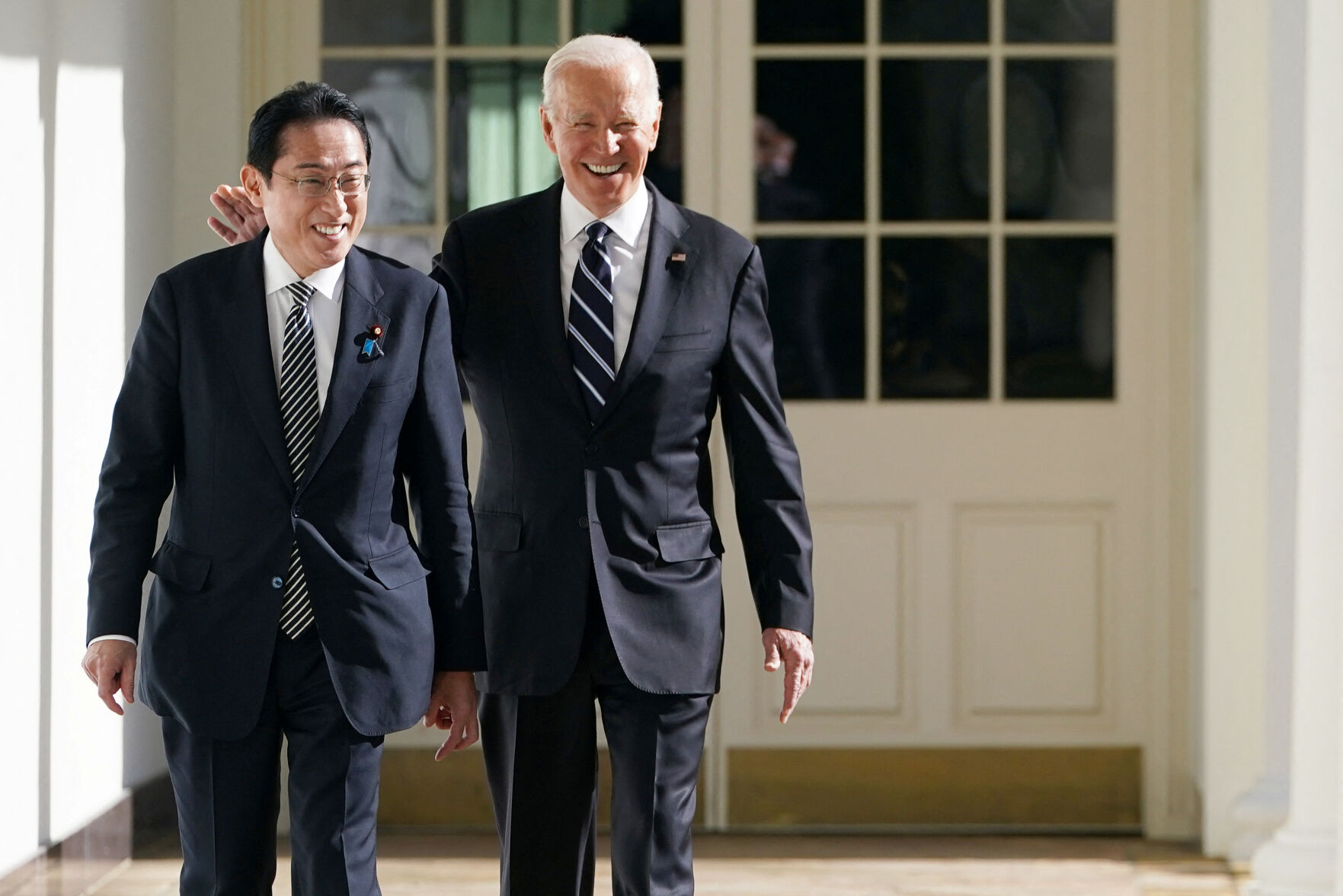 Biden and Kishida discuss Japan 'stepping up' security